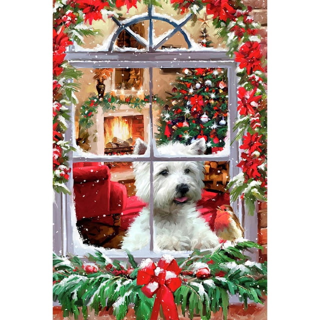 Cuadros Decorativos 5D bricolaje redondo completo taladro diamante pintura Kit Navidad ventana dibujo ornamento JShteea Nuevos Originales
