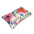 Flower pattern decorative bed pillowcase with envelope seal quality