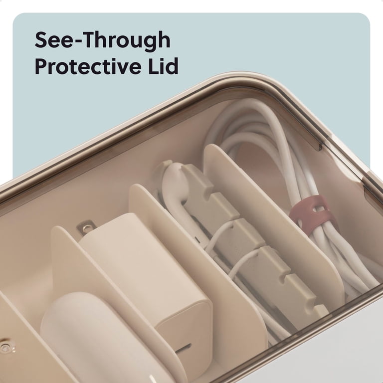 U Brands Cable Storage Organizer, 7 Compartments photo 4