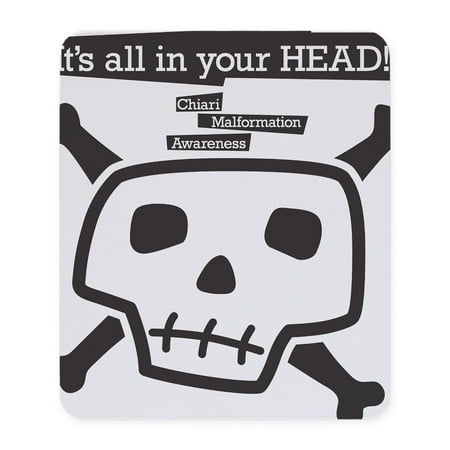 CafePress - Skull Back Mousepad - Non-slip Rubber Mousepad Gaming Mouse Pad