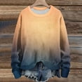 thumbnail image 1 of ZMFXJPE Chandails Molletonnés pour Femmes Hauts d'Automne pour Femmes Chandails Chauds pour Femmes Chandails Tendance Femmes Chandails à Enfiler (Jaune,P), 1 of 5