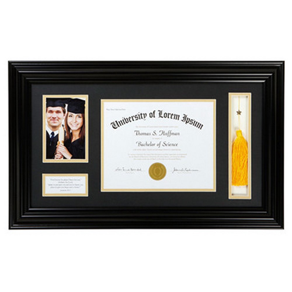 Frame Wall Graduation Keepsake For Phototassel And Diploma Jer 2911