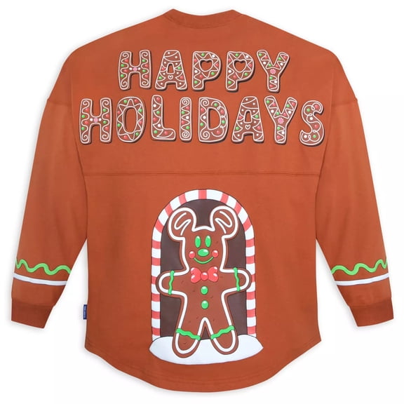 Mickey Mouse Gingerbread Spirit Jersey for Adults Size Small – Disney Eats