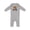 AC-Heather Grey, variant on My Granny Loves Me Grandchild Bear Baby Romper Coveralls