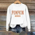 thumbnail image 5 of Bovemsi Womens Sweatshirts Pumpkin Season Sweatshirt Crewneck Long Sleeve Fall Shirt Halloween Holiday Pullover Fashion Outfits 2025 Clothes, 5 of 6