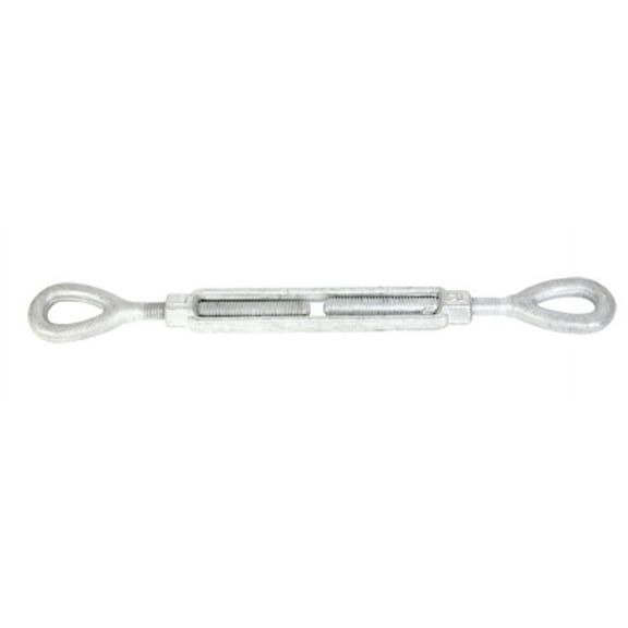 Baron 15-1/2X6 Forged Steel Eye & Eye Turnbuckles, 1/2" x 6", Galvanized