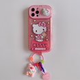 thumbnail image 1 of Funda de teléfono con adornos de muñecas en 3D para Iphone 14, 12, 13, 11 Pro Max, Xs, Xr, 6, 7, 8plus, soporte de espejo de maquillaje, Toy Story con cubierta Fivean unisex, 1 of 2