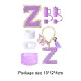 thumbnail image 6 of Hariumiu 7Pcs Cup Accessories Set for 30/40oz Tumbler Silicone Straw Lid Spill-Proof Stoppers Handle Charm Initials Sticker Durable Personalized Mug Enhancements Perfect Gift for Women, 6 of 8