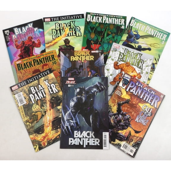 Black Panther Value Bundle - 10-Pack of Comic Books - Marvel Comics MCU