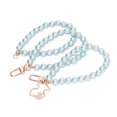 thumbnail image 4 of Pearl Bracelet, Freshwater Pearl Beads Strands Smoothing Round  For Keychain For Mobile Phone Case For Bag H52 Light Blue, 4 of 8
