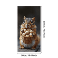 thumbnail image 3 of Adorable Squirrel Holding Basket of Peanuts Banner Background Party Decorations for Photo Booths Family Gatherings Children Parties, 3 of 8