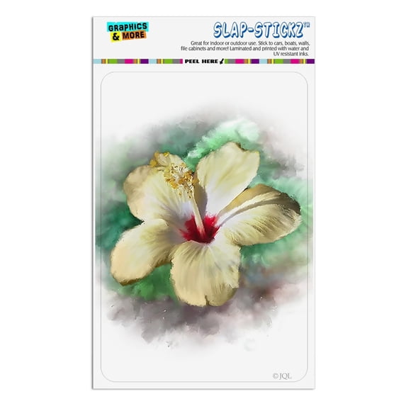 Tropical Yellow Hibiscus Flower Hawaiian Vacation Home Business Office Sign
