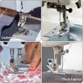 thumbnail image 5 of 4PCS Bulky Seam Jumper Hump Jumping Button Sewing Tool Button Clearance Plate Flush Plate Presser Foot Sewing Tool Compatible with Viking, Brother, Singer, Janome and Pfaff, 5 of 5