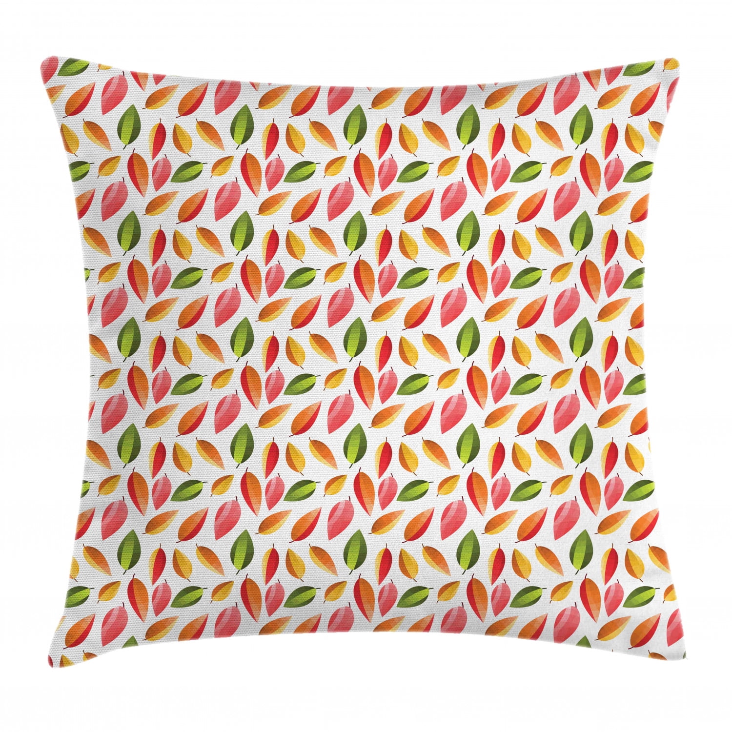 Aspen Tree Throw Pillow Cushion Cover, Autumn Leaves Branches Various