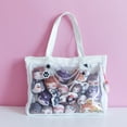 thumbnail image 2 of Bolsa de lona de un solo lado para el dolor, bolsa para bebé, bolsa de hombro portátil para la axila, bolsa de segunda dimensión con dibujos animados de muñeca bebé, 2 of 6