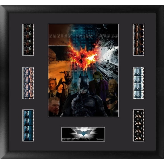 Batman: The Dark Knight Trilogy (Character Collage) FilmCells Presentation Limited Edition Mixed Montage Wall Art USFC5983