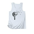 thumbnail image 4 of Aayomet Crop Tops For Women Women's Sleeveless Criss Cross Casual Tank Tops Basic Blouse,White S, 4 of 5