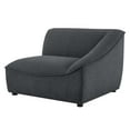 thumbnail image 6 of Loveseat Sofa, Fabric, Dark Grey Gray, Modern Contemporary Urban Design, Living Lounge Room Hotel Lobby Hospitality, 6 of 10