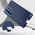 thumbnail image 5 of I-HONVA For Samsung Galaxy S25 Ultra Case,3-Layer Military Grade Drop Protection Anti-Slip Rugged Shockproof Dustproof Protection 6.8 inch Phone Case,Deep Blue, 5 of 7