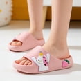 thumbnail image 5 of uobin Slippers for Toddler Boys Girls Sandals Cute Cartoon Bear Print Summer House Slides Indoor Outdoor Comfortable Shower Slippers, 5 of 9
