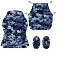 thumbnail image 3 of HELLHERO Sharks Camo Print 4 Pcs Gaming Chair Cover with Armrest Cover for Gamer, Stretch Spandex Gaming Chair Slipcover with Armrest Covers for Living Room, 3 of 10