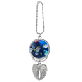 thumbnail image 1 of Océan Poisson Science Nature Image Argent Aile Voiture Pendentif Décoration, 1 of 4