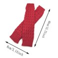 thumbnail image 2 of WMTBSRSW Women Girls Knit Leg Warmers Winter Warm Long Boot Socks Solid Crochet Knitted Boot Cuffs Leg Warmers Socks Slouch Socks with Footless, 2 of 2