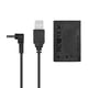 thumbnail image 5 of Batería Falsa Andoer para Cámaras Canon - Alimentación USB 5V, Cable de 1 Metro, Peso Ligero 55g, 5 of 6