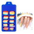 thumbnail image 1 of 100PCS Fake Nails Tips Clear Acrylic Nail Tips Full Cover False Nail Artificial Nails Coffin, 1 of 8