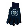 thumbnail image 1 of Mlb Seattle Mariners Two-Tone Gloves, Blue/Black, 1 of 1