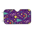 thumbnail image 7 of Goofa Retro 80s Style Printed Car Windshield Sunshade,Foldable Reflective Sun Visor,UV Protection Heat Blocker Sunshade,Car Cooling Accessory-Medium, 7 of 7