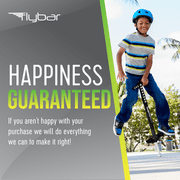 Flybar Foam Maverick Pogo Stick for Kids Ages 5+, Weights 40 to 80 Pounds by The Original Pogo Stick Company , Black/Silver