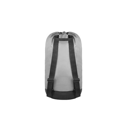 

cusimax Camping Laundry Bag Straps Drawstring Outdoor Home Clothes Backpack School Oxford Cloth Washing Machine Quilt Storage Holder