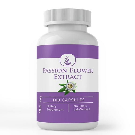 PURE ORIGINAL INGREDIENTS Passion Flower Extract, 100 Capsules Always Pure, No Additives or Fillers, Lab Verified