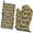 Rooster and Sunflower, variant on Rooster and Pumpkin Blue Pattern Oven Mitts and Pot Holder Sets 2 Pcs for Kitchen Baking, Cooking and Grilling, Heat Resistant Up To 392 °F