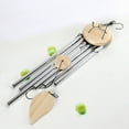 thumbnail image 4 of TNOBHG Chime Metal Wind Chime with 6 Aluminum Tubes Natural Soothing Melody for Garden Patio Outdoor Decoration Hanging Wind Bell Perfect Birthday Gift, 4 of 8
