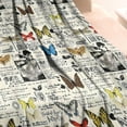 thumbnail image 3 of Butterfly Text Pattern Blanket,Comfortable Soft Lamb Wool Throw Blanket,All Season,Warm Lightweight Blankets for Sofa Bed Couch Living Room Chair,30"x40", 3 of 4