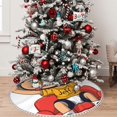 thumbnail image 6 of Sigee Sml Jeffy Aj for Christmas Decoration Tree Skirt Christmas Tee Skirt with Pom Pom Trim,Christmas Home Decor Holiday Tree Skirt Fits Christmas Tree,36", 6 of 8
