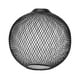 thumbnail image 2 of 2x Pantalla de lámpara colgante de metal Pantalla de lámpara de estilo retro Pantalla de luz de techo Cubierta de luz Pantalla Protector de bombilla p Negro áureo, 2 of 9