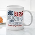 thumbnail image 3 of CafePress - Army God Bless America - 11 oz Ceramic Mug - Novelty Coffee Tea Cup, 3 of 4