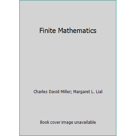 Finite Mathematics, Used [Hardcover]