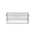 thumbnail image 1 of Organizador Mainstays Porta Carnes Frías Doble Nivel Transparente, 1 of 4