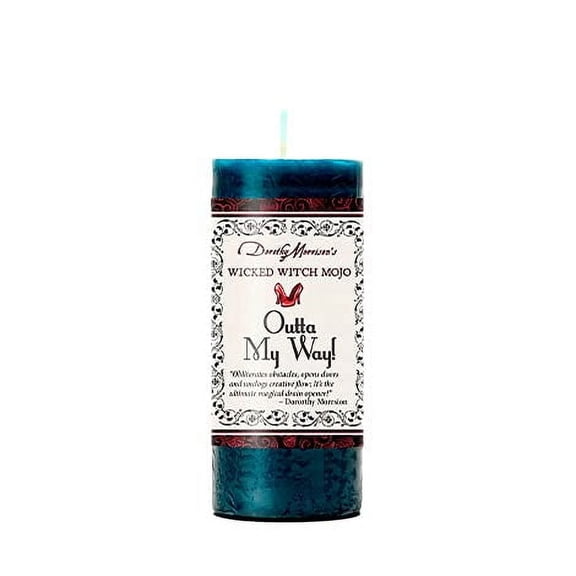 Wicked Witch Mojo “Outta My Way” Candle by Dorothy Morrison – Empowerment & Obstacle-Clearing Candle