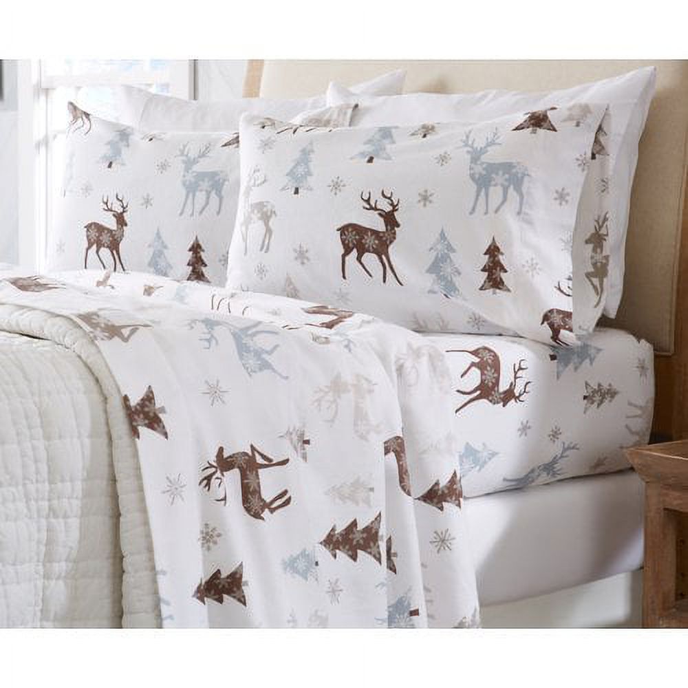 Home Fashion Designs Extra Soft Printed Flannel Sheet Set - image 5 of 7