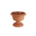thumbnail image 3 of Garden Decorative Planter - European-Style Vintage Planter, Tower-Style Hydroponic Planter, Durable Plastic Flower Pot, Lightweight Plant Container, Indoor Outdoor Use, Brown, Ccwuwei, 3 of 7