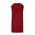 thumbnail image 4 of Bowake Robe d'Été Décontractée Sans Manches pour Femmes Robe à Capuche à Cordon 2024, 4 of 7