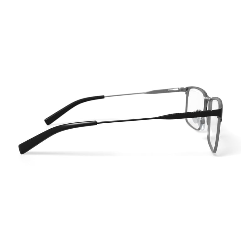 Nautica Men's N7295 Prescription Eyeglasses with Case, Matte Black