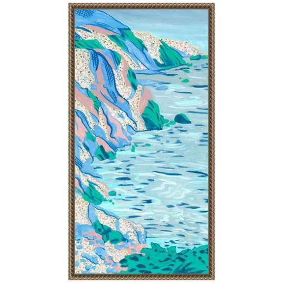 Amanti Art Ideal Vacation II Framed Canvas Wall Art Print