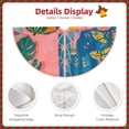 thumbnail image 3 of Balery Colorful Summer Fruit Table Printed Christmas Tree Skirt , Merry Christmas Party Christmas Tree Decoration,Adjustable Tree Skirt-48", 3 of 6