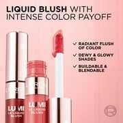L'Oreal Paris True Match Lumi Le Liquid Blush, liquid pigments, 635 Glowy Worth It Medium, 0.33 fl oz